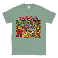 Sage somebody's loud mouth softball mama Classic Tee - Jasminsmagicworld
