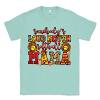 Seafoam somebody's loud mouth softball mama Classic Tee - Jasminsmagicworld
