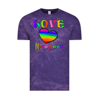 Cloud Purple love always wins Vintage Tee - HRA Design Shop