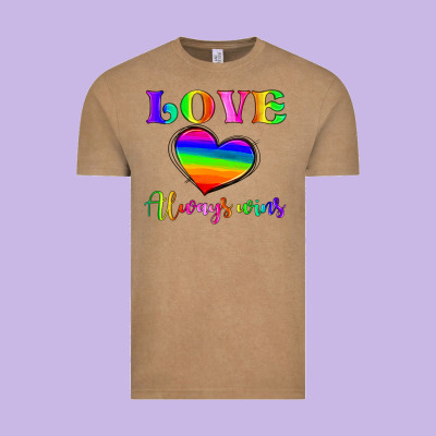 Love Always Wins Vintage Tee Designed By Hra Design Shop