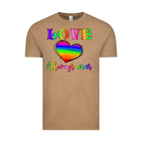 Vintage Coffee love always wins Vintage Tee - HRA Design Shop
