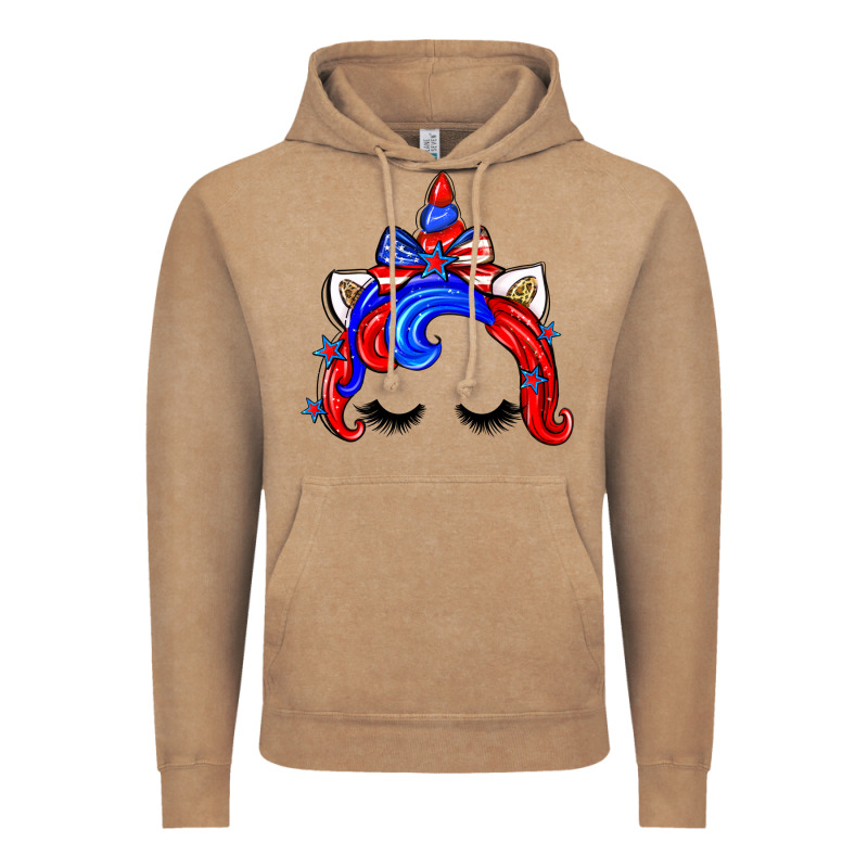4th Of July Unicorn Vintage Hoodie by Zillion Design Studio | Teevron