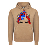 Vintage Coffee 4th of july unicorn Vintage Hoodie - Zillion Design Studio
