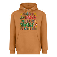 Meerkat deck the halls and not your family fa la la la laa Heavyweight Hoodie - MaliasSmallBusiness