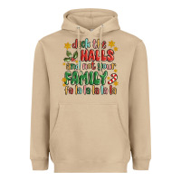 Mushroom deck the halls and not your family fa la la la laa Heavyweight Hoodie - MaliasSmallBusiness