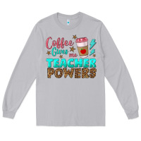 Moon Dust coffee gives me teacher powers Long Sleeve Tee - BundleAndBundleShop