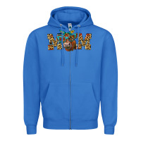 True Royal Western Mom Red Angus Cow Zipper Hoodie - LillyAllenDesigns