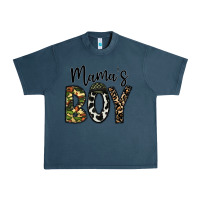 Midnight Navy mama's boy Urban Heavy Tee - CowhideDigitalArt