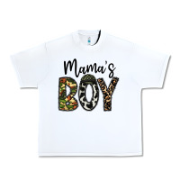 White mama's boy Urban Heavy Tee - CowhideDigitalArt