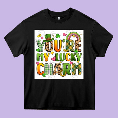 You're My Lucky Charm Artiststas Filigran Heavy Core Tee Designed By Artiststas