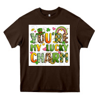 Chocolate Brown you're my lucky charm artiststas filigran Heavy Core Tee - Artiststas