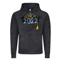 Vintage Black senior 2022 graduation cap Vintage Hoodie - RanaPortraitStore