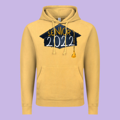 Senior 2022 Graduation Cap Vintage Hoodie Designed By Ranaportraitstore