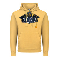 Vintage Mustard senior 2022 graduation cap Vintage Hoodie - RanaPortraitStore