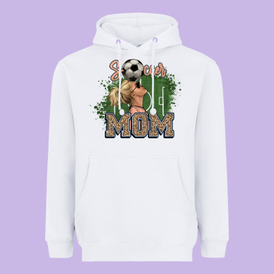 Soccer Mom Heavyweight Hoodie Designed By Nancycooperartshop