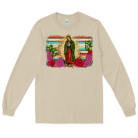 Mushroom western our lady of guadalupe Long Sleeve Tee - JahusDesignShop