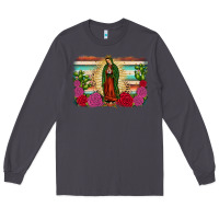 Smoke western our lady of guadalupe Long Sleeve Tee - JahusDesignShop
