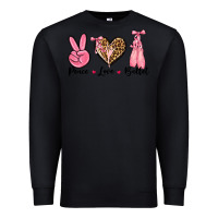 Black peace love ballet Premium Sweatshirt - NancyCooperArtShop