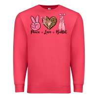 Cardinal peace love ballet Premium Sweatshirt - NancyCooperArtShop