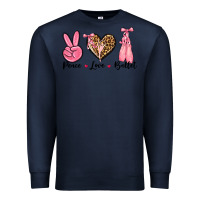 Navy peace love ballet Premium Sweatshirt - NancyCooperArtShop