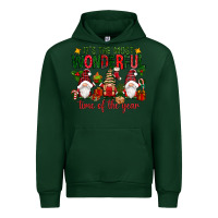 Forest Green It's the most wonderful time of the year Urban Hoodie - NancyCooperArtShop