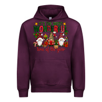 Mauve Wine It's the most wonderful time of the year Urban Hoodie - NancyCooperArtShop