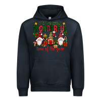 Navy It's the most wonderful time of the year Urban Hoodie - NancyCooperArtShop