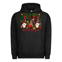 Pigment Black It's the most wonderful time of the year Urban Hoodie - NancyCooperArtShop