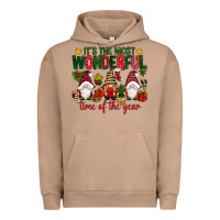 Pigment Burro It's the most wonderful time of the year Urban Hoodie - NancyCooperArtShop