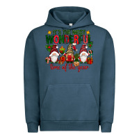 Pigment Midnight Navy It's the most wonderful time of the year Urban Hoodie - NancyCooperArtShop