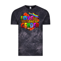Cloud Black love has no gender Vintage Tee - HRA Design Shop