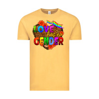 Vintage Mustard love has no gender Vintage Tee - HRA Design Shop