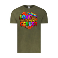 Vintage Olive love has no gender Vintage Tee - HRA Design Shop