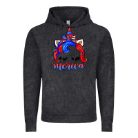 Vintage Black 4th of july 'merica unicorn Vintage Hoodie - Zillion Design Studio