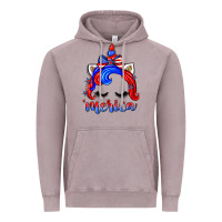 Vintage Zinc 4th of july 'merica unicorn Vintage Hoodie - Zillion Design Studio