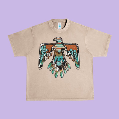 Thunderbird With Gemstone Urban Heavy Tee Designed By Barkaloodesign