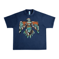 Navy thunderbird with gemstone Urban Heavy Tee - BarkalooDesign
