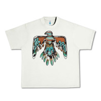 Pistachio thunderbird with gemstone Urban Heavy Tee - BarkalooDesign