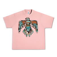 Salmon thunderbird with gemstone Urban Heavy Tee - BarkalooDesign