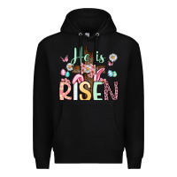 Black he is risen Premium Hoodie - Artiststas