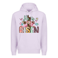 Lilac he is risen Premium Hoodie - Artiststas