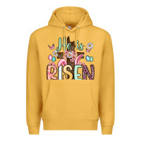 Mustard he is risen Premium Hoodie - Artiststas