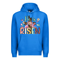 True Royal he is risen Premium Hoodie - Artiststas