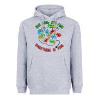 Heather Grey i'm fine it's fine everything is fine Heavyweight Hoodie - MaliasSmallBusiness