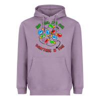 Lavender i'm fine it's fine everything is fine Heavyweight Hoodie - MaliasSmallBusiness