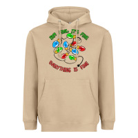 Mushroom i'm fine it's fine everything is fine Heavyweight Hoodie - MaliasSmallBusiness