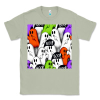 Matcha boo ghosts seamless pattern Classic Tee - BundleAndBundleShop