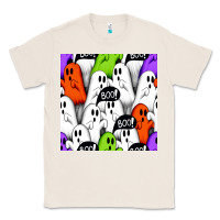 Natural boo ghosts seamless pattern Classic Tee - BundleAndBundleShop