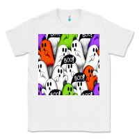 White boo ghosts seamless pattern Classic Tee - BundleAndBundleShop