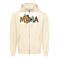 Sandshell Western Cow Red Angus Mama Zipper Hoodie - LillyAllenDesigns